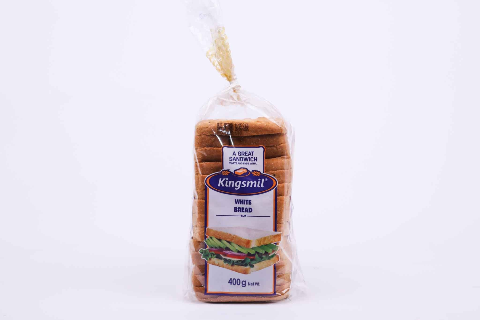 KINGSMIL SLICED KUBWA WHITE  BREAD 400G